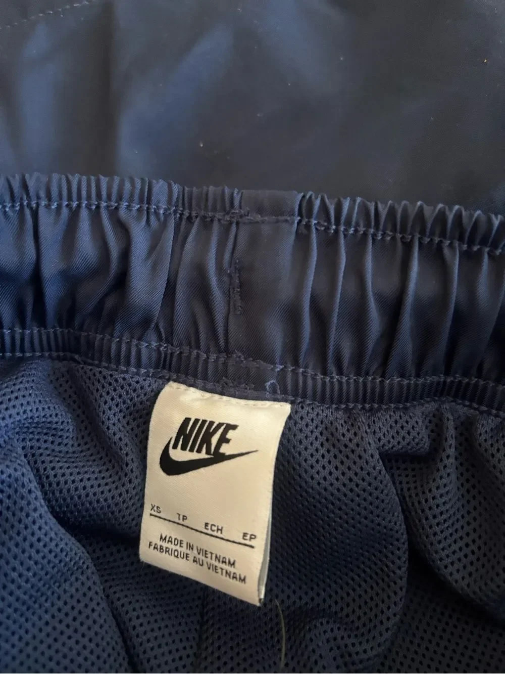 Nike Navy Athletic Shorts with Drawstring